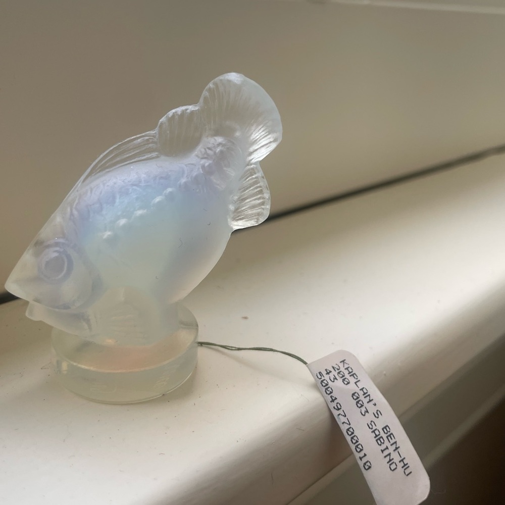 Translucent Sabine Crystal Glass Fish